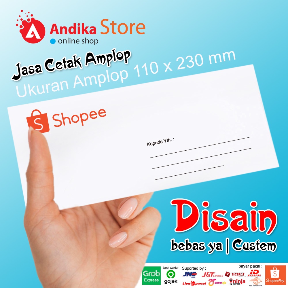 

Amplop custome | print amplop | Jasa cetak amplop