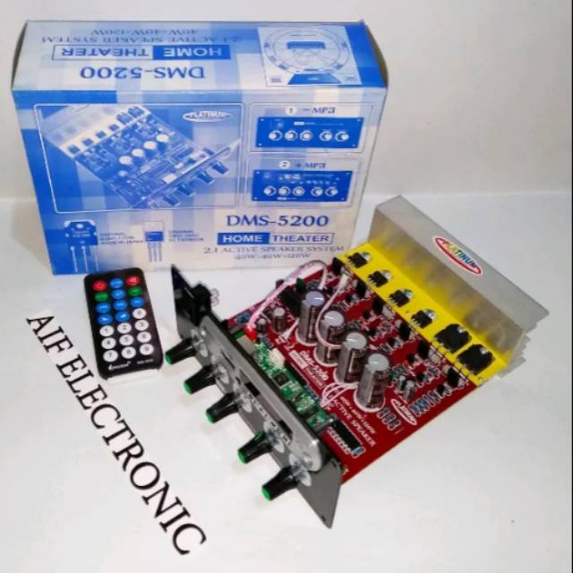 Kit Power Active Home Theater 2.1Channel plus Mp3 Bluetooth DMS-5200