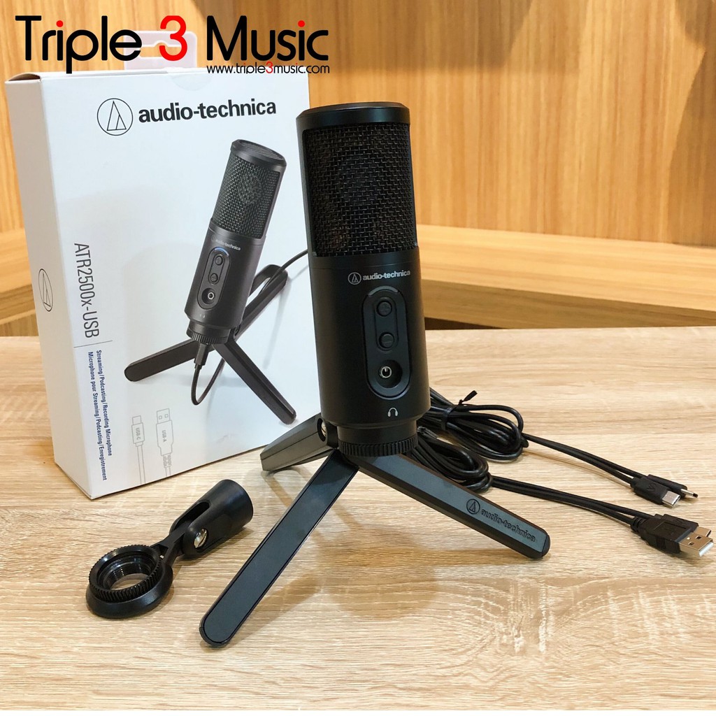 Audio Technica ATR2500x ATR2500 USB Mic USB Condenser podcast