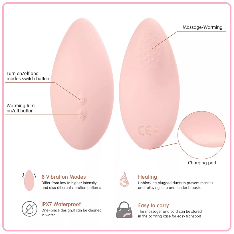 Kinmade Boob Saver 2in1 Lactation Massager | Alat Pijat Pelancar ASI