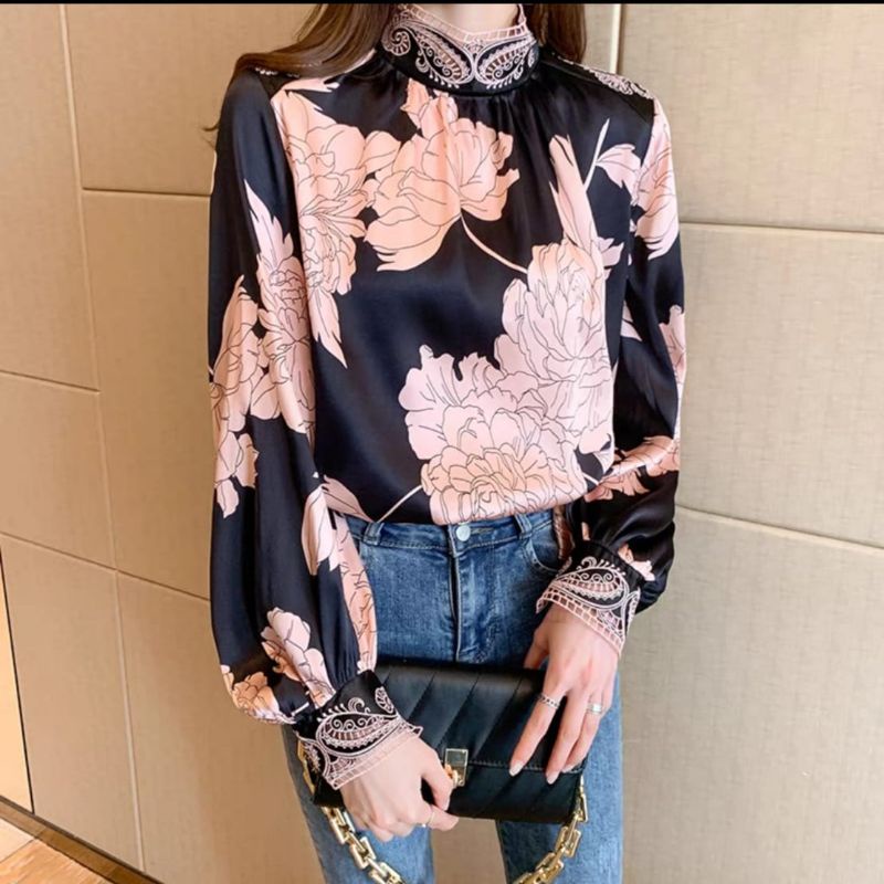 MDLV ~ 5950# Jacinda Embroidered Top Blouse Korea Blouse Premium Fashion Import