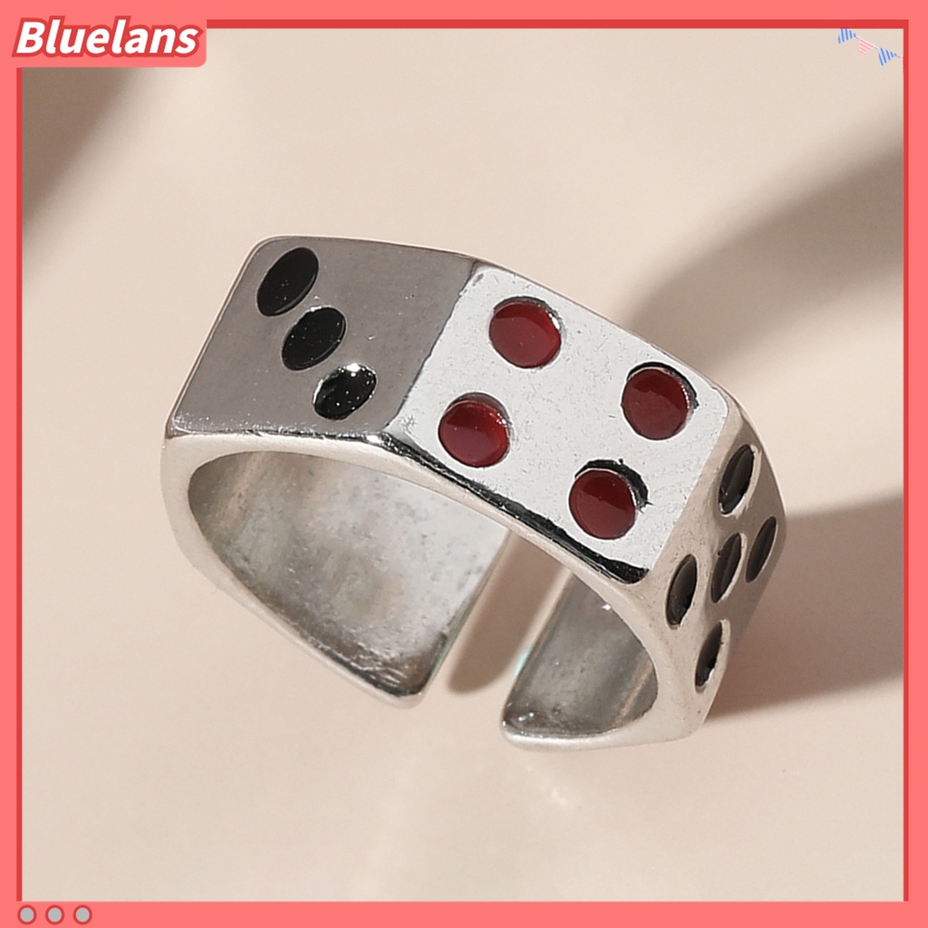 Cincin Model Terbuka Bahan Alloy Warna Silver Dapat Disesuaikan Untuk Unisex