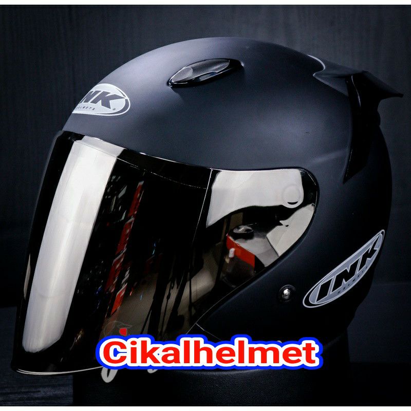 INK CENTRO SOLID BLACK DOFT PAKET GANTENG VISOR IRIDIUM+SPOILER