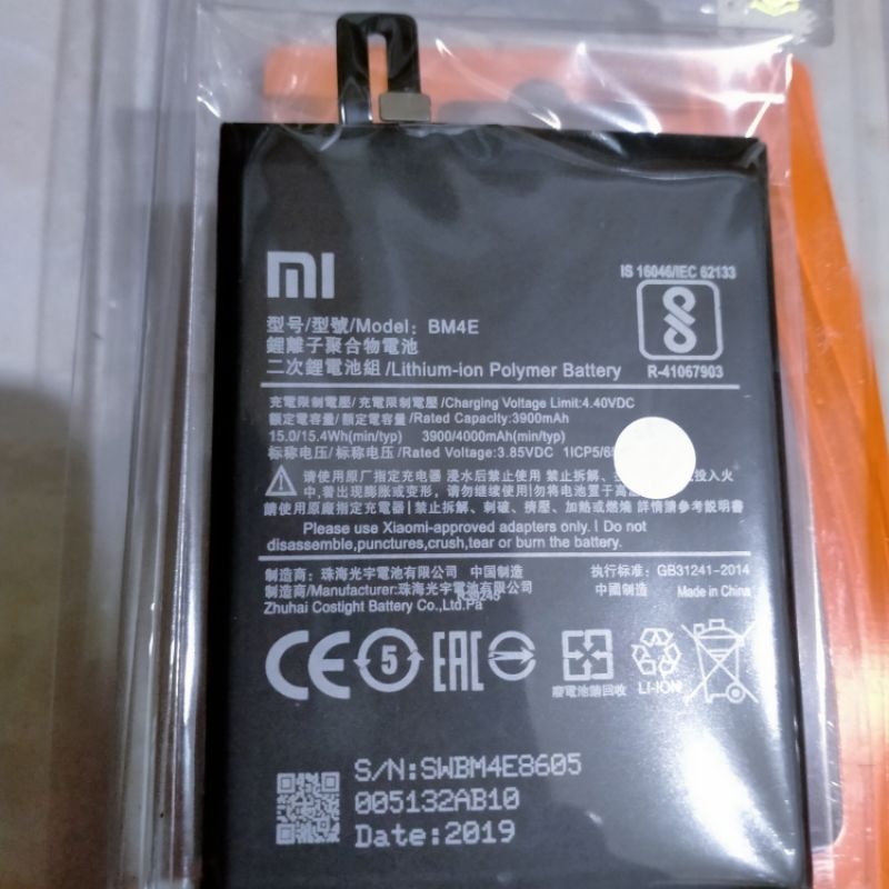 BATTERY BATRE BATERAI MI Pocophone F1 BM4E  poco F1 BM 4E REDMI NOTE 5 / REDMI NOTE 5 PRO BN45 BN-45 ORIGINAL