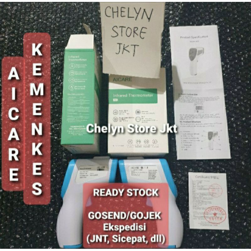 [READY SIAP GOSEND] AICARE KEMENKES ENGLISH / TERMOMETER GUN AICARE AKL / AICARE AKD