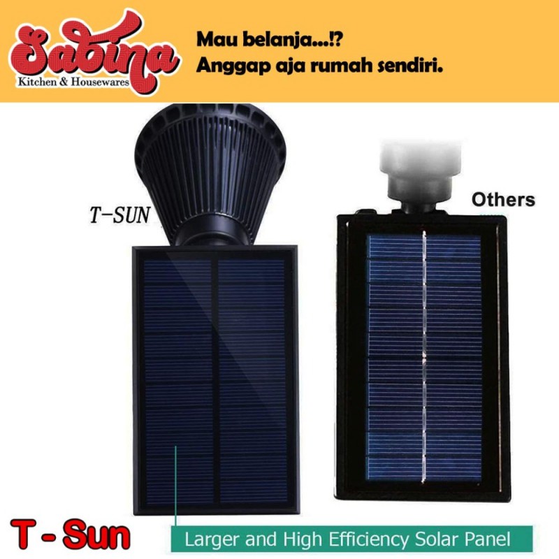 Lampu Solar Panel Sorot RGB 7 LED Dinding Hias Taman Waterproof 3W