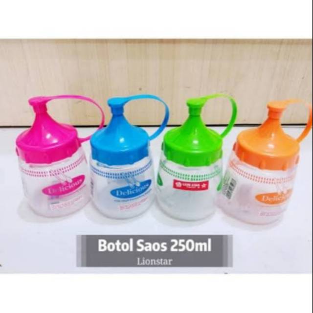 Lion Star Botol Saus Bistro 250ml SK-405 Botol Mayonaise Botol Sambal