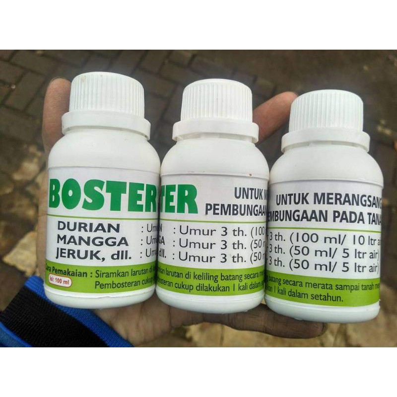 Boster Buah /pupuk perangsang buah/Booster buah"an /Boster Durian, boster Mangga, boster Jeruk, dll.