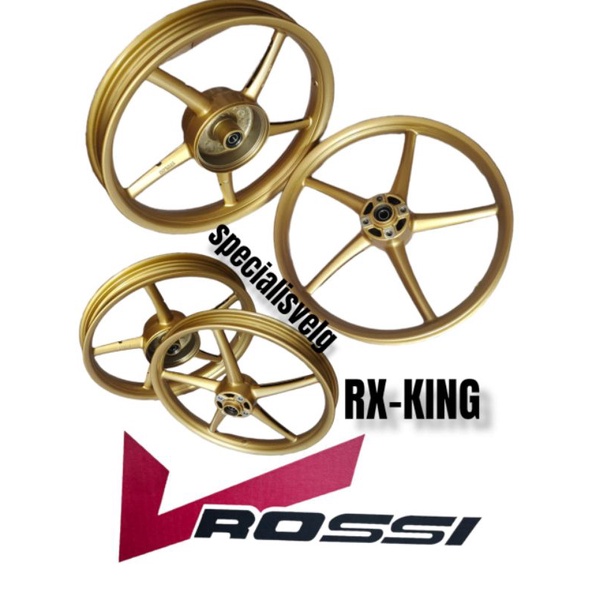 VELG PELAK PELEK Racing VRossi V ROSSY  Rxking Rx-King SANCA Palang 5 Model Rcb Ring 17 PNP Tinggal 