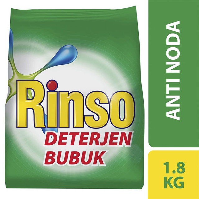 Rinso Deterjen  Bubuk  Anti Noda 1 8 kg Multi Pack 