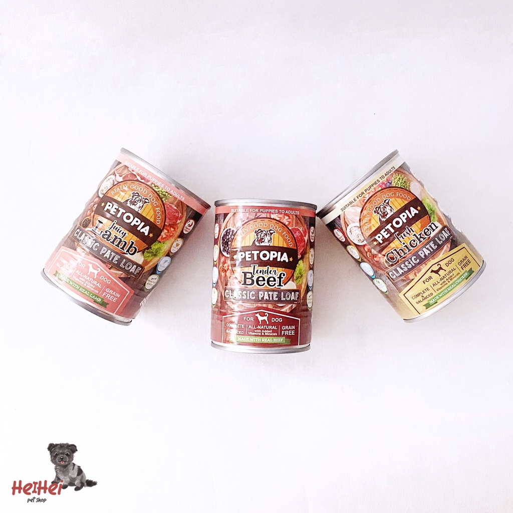 Petopia Dog Kaleng 380 gr - Dog Puppy Food Makanan Wetfood/Makanan Basah Anjing