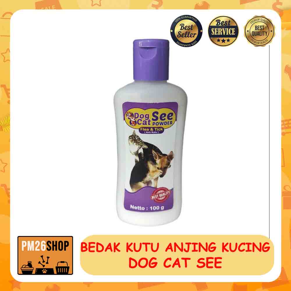 BEDAK ANTI KUTU ANJING KUCING DOG CAT SEE POWDER