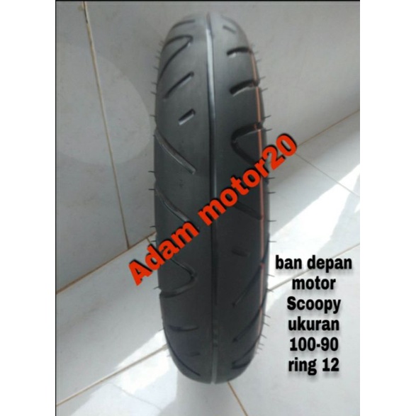 ban depan motor Honda Scoopy ring 12 ukuran 100/90 ban tubles