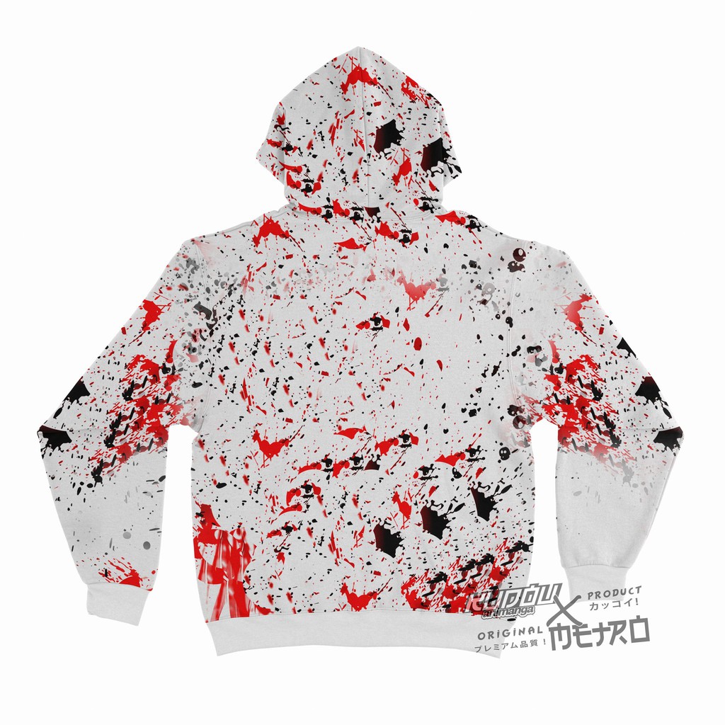 Hoodie Zero Two Fullprint White