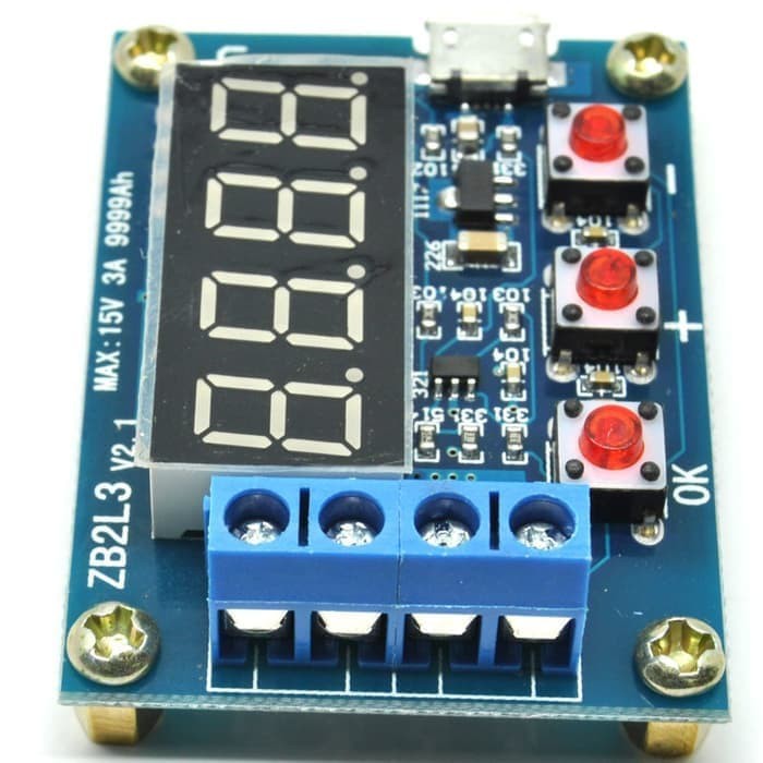 Zhiyu Battery Capacity Meter Discharge Tester 1.5v 12v 18650 Li Ion