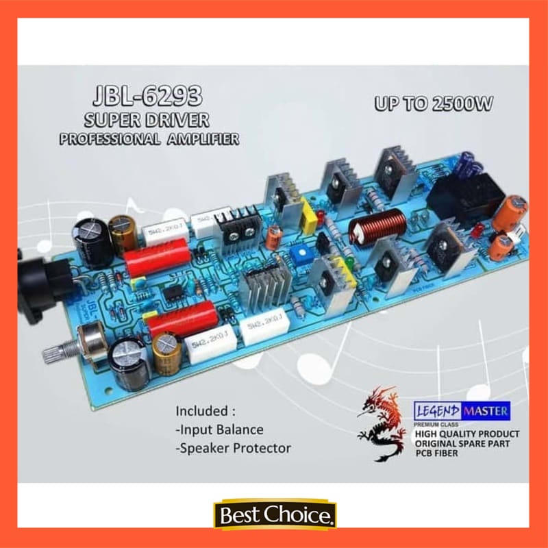 KIT DRIVER JBL 6293 JBL6293 JBL-6293 DRIVER TANPA PCB FINAL