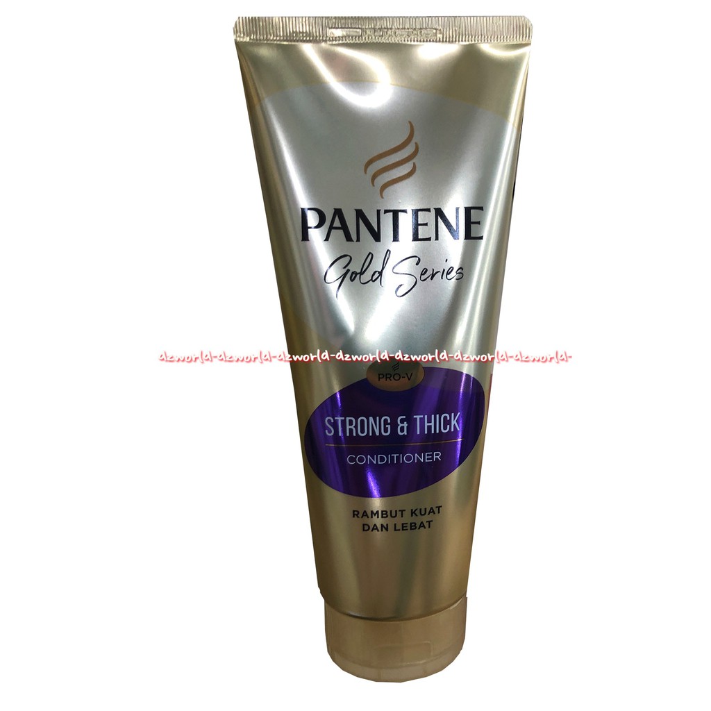 Pantene Gold Series Black &amp; Glossy Smooth Sleek Strong Thick Conditioner 320ml Konditoner Pentin