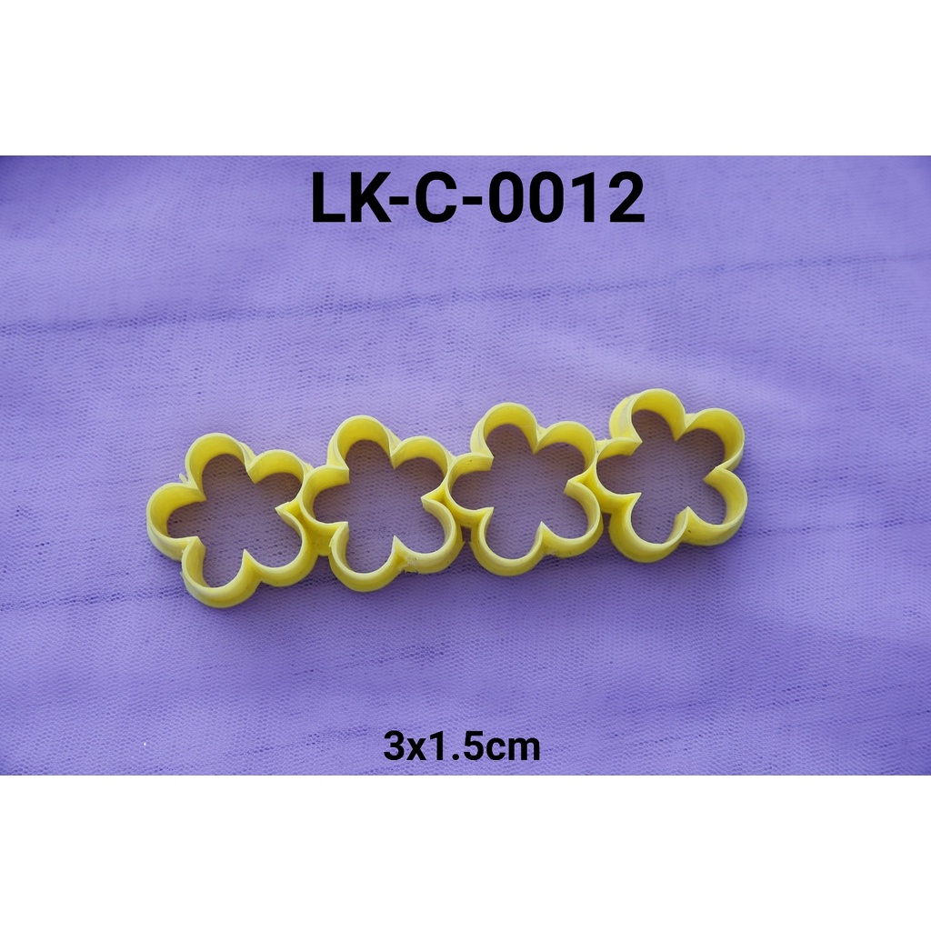 Cetakan kue kering cookie cutter lokal bentuk bunga cetakan kue kacang