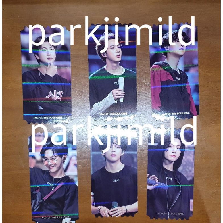 [READY] TIKET HOLOGRAM DVD MOTS ONE 2020 RM JIN JHOPE JK