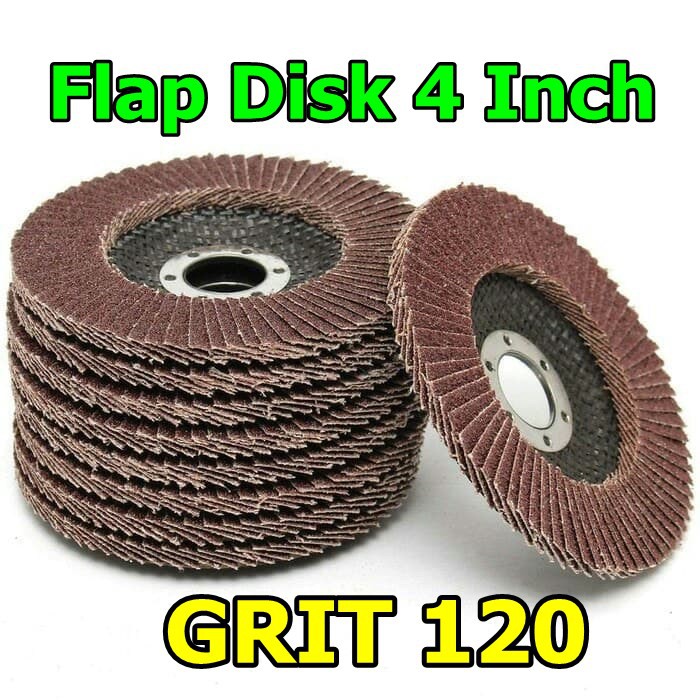 Amplas Susun Gerinda Flap Disk Grit 120