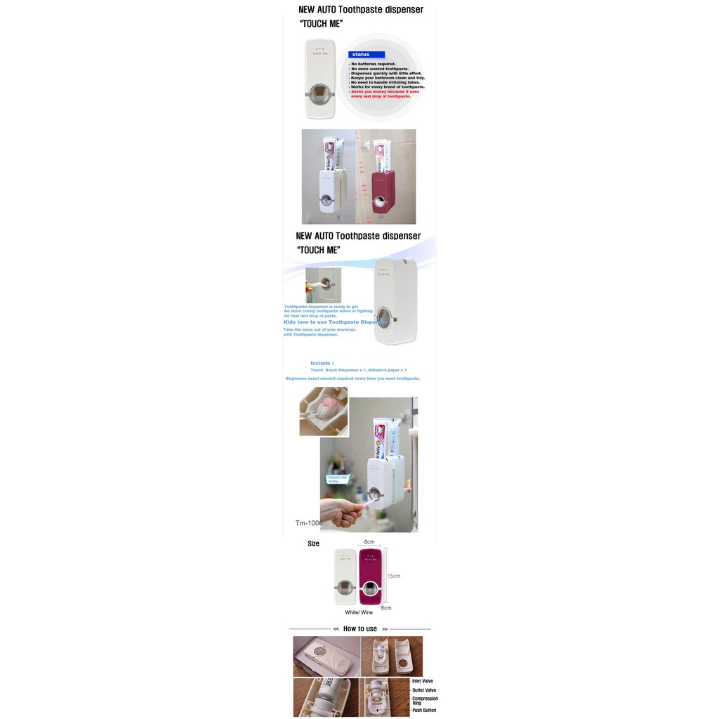 Toothpaste dispenser / dispenser odol otomatis