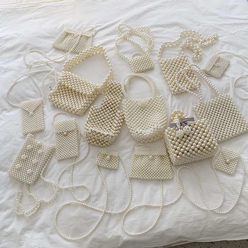 FANMY | pearl bag | tas mutiara | tas manik-manik | pearls bag | tas korea | tas selempang | pearl b