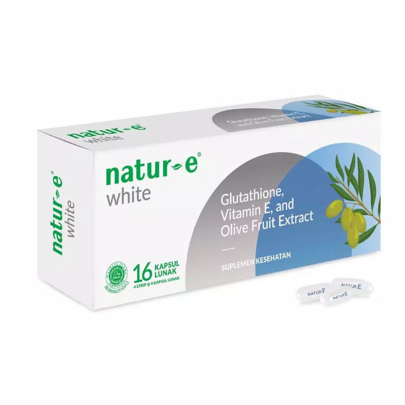 Natur E White Glutathione Soft Capsule 16's