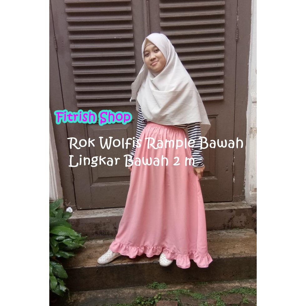 Rok Wolfis Rample Bawah /Lingkar Bawah 2.5 meter