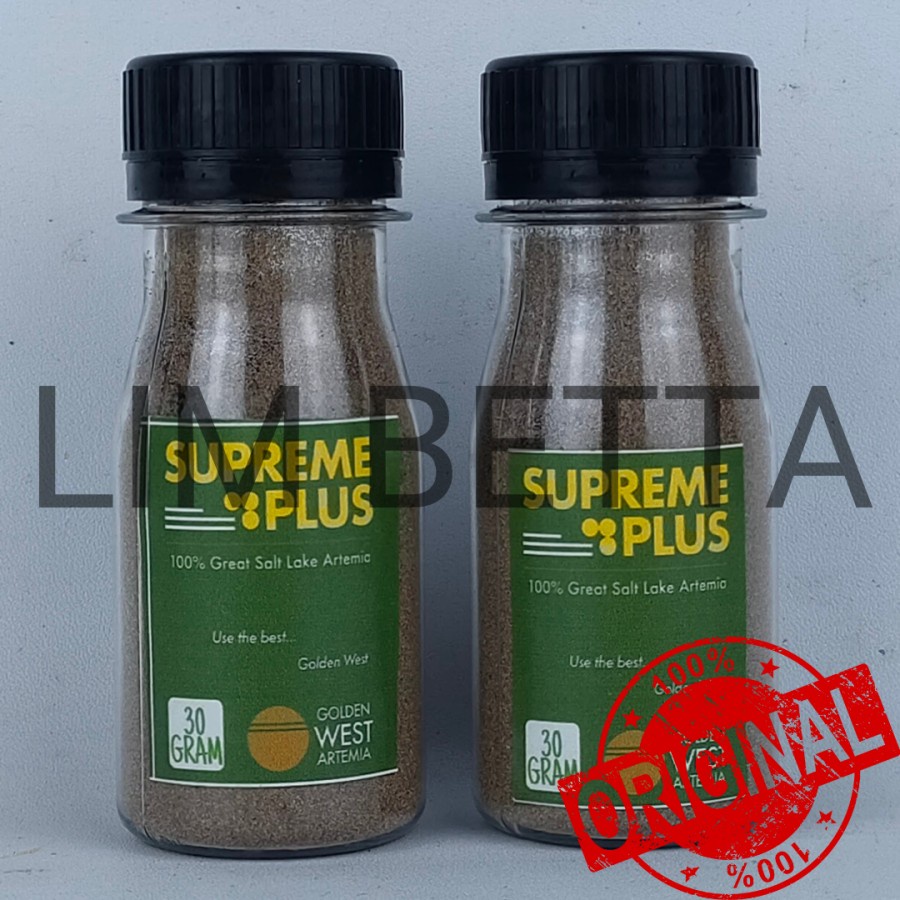 Artemia Supreme 30 Gram Berat Bersih / Artemia Supreme Plus / Golden Supreme Plus