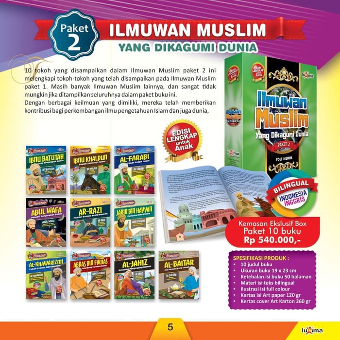 ILMUWAN MUSLIM PAKET 2 (ISI 10 BUKU)