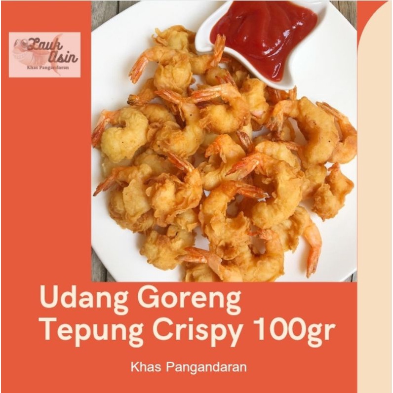 

Udang Goreng Tepung Crispy 100gr Khas Pangandaran