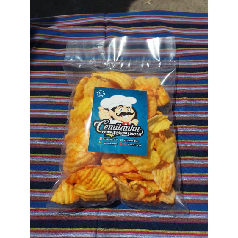 

TERMURAH! KERIPIK TALAS BALADO kemasan 100gram