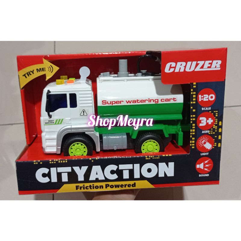 Cruzer City Action 1:20 Splash Watering Truck