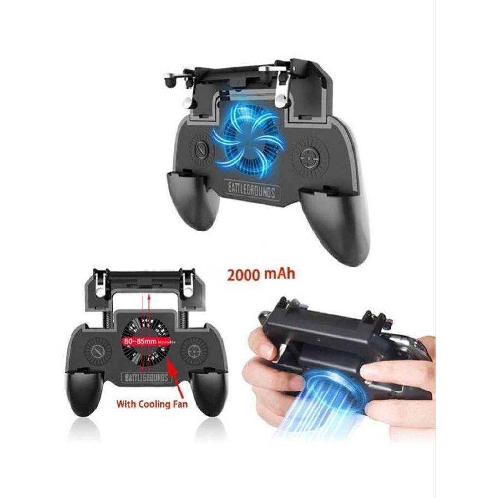 GamePad SR PUBG FF kipas power bank trigger gamepad pubg