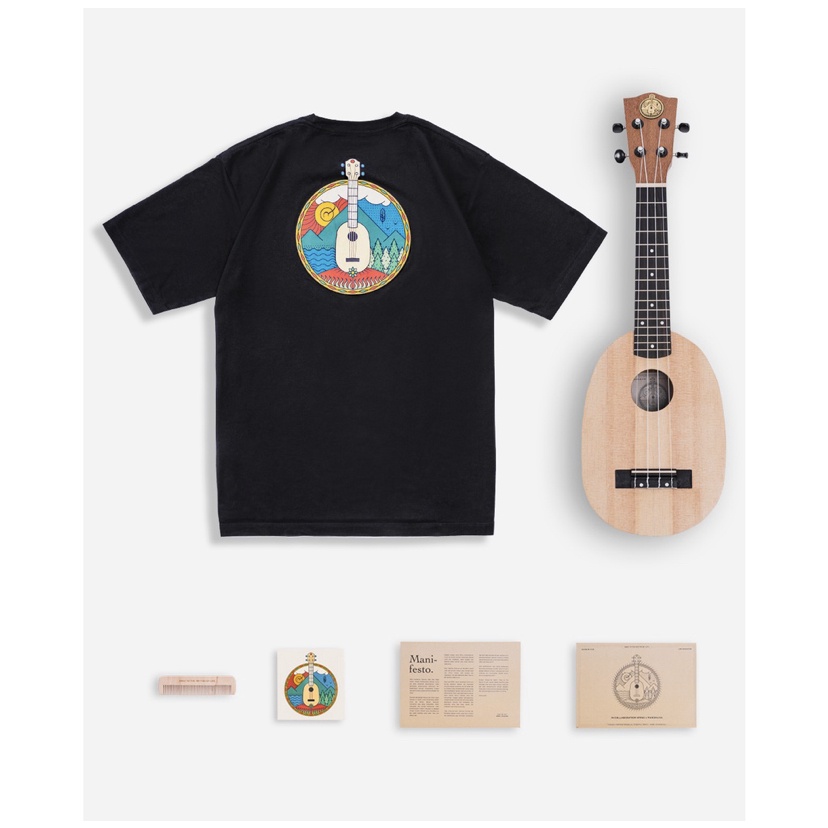 KOLABORASI Ukulele Mandalika x WRNG Clothing Tshirt Limited Edition