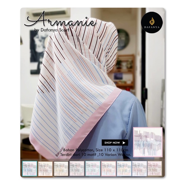 Jilbab dafanya. 1kodi motif campur @20rb