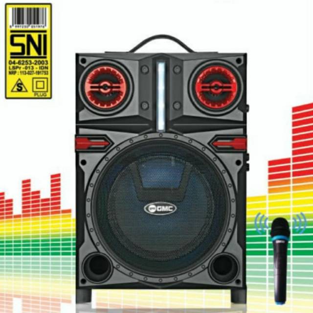Speaker wireless bluetooth gmc 897R