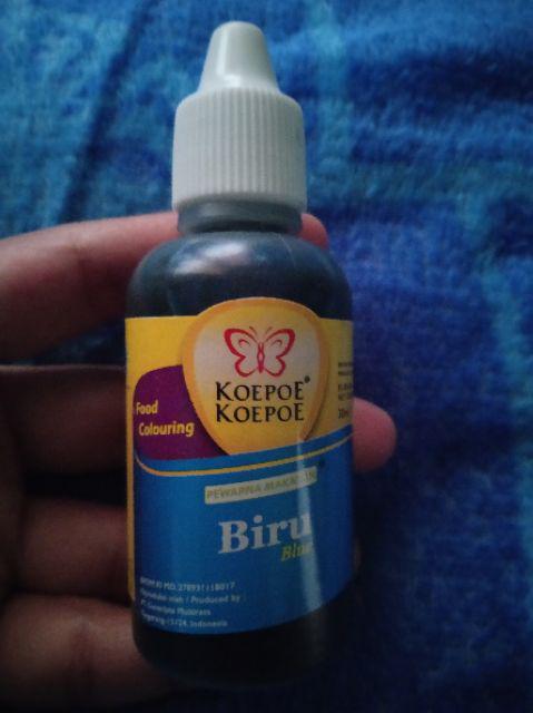 Koepoe Koepoe Pewarna Makanan Biru 30ml | Shopee Indonesia