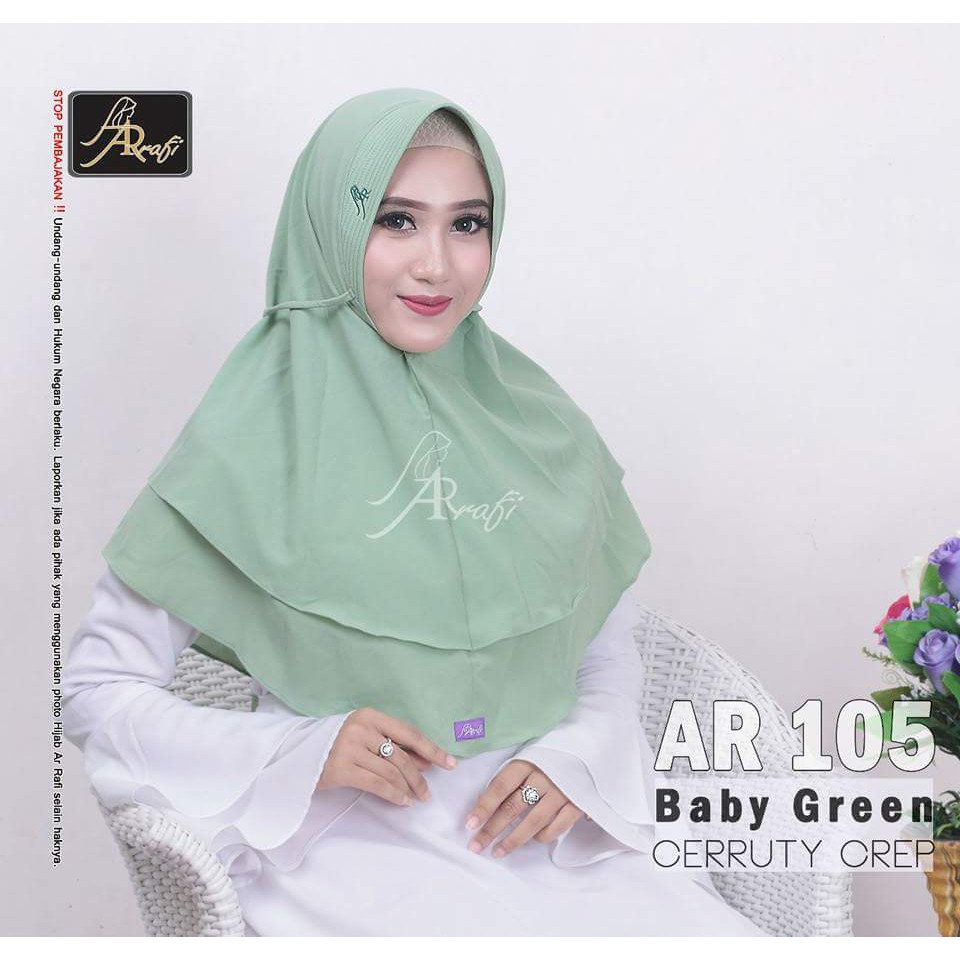 Hijab Segiempat Arrafi Model Terbaru AR 165 Shopee Indonesia