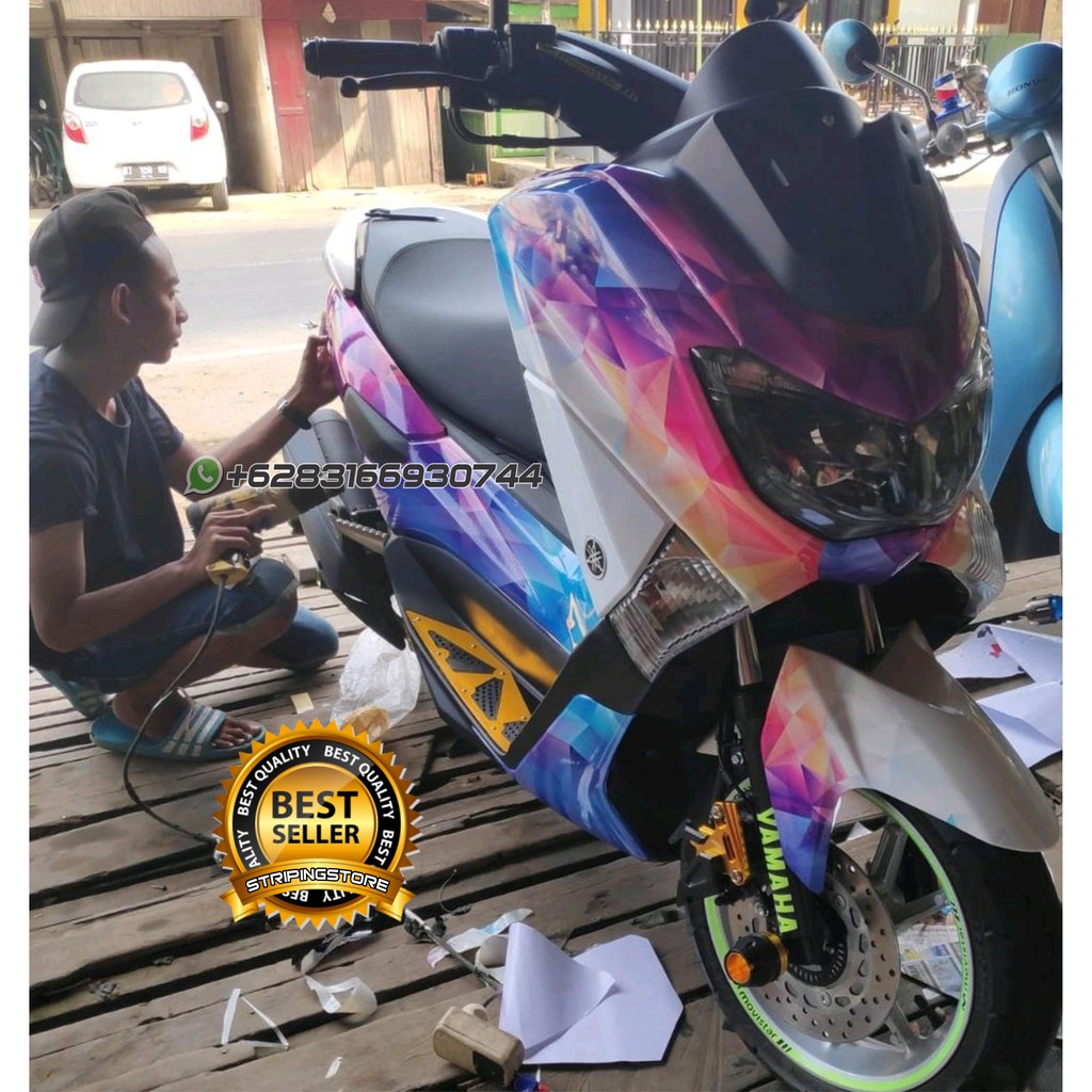decal nmax grafis white