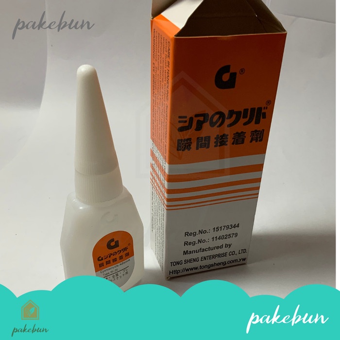 

Lem G Serbaguna Super Glue Tetes Epotec Cair Korea W-20 Instan Alteco