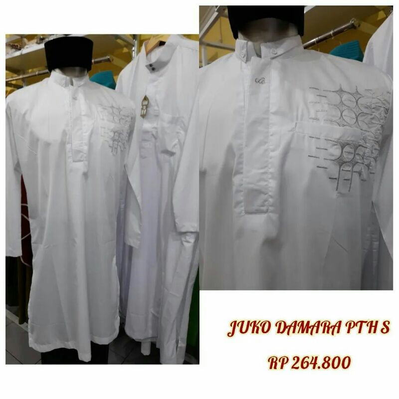 JUKO ANANTA - JUKO DAMARA - BAJU KOKO PUTIH RABBANI - JUBAH KOKO PUTIH RABBANI - JUKO RABBANI