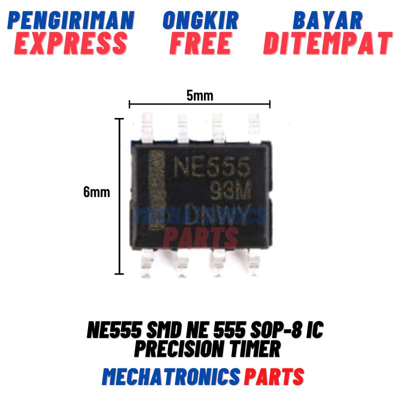 NE555 SMD NE 555 SOP8 SOP-8 IC PRECISION TIMER