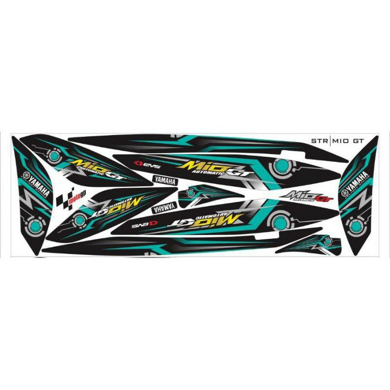 STIKER STRIPING MOTOR VARIASI MIO GT / STIKER MIO GT