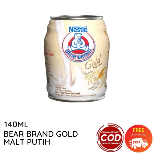 BEAR BRAND GOLD MALT &amp; TEH PUTIH &amp; BEAR BRAND SUSU 140ML