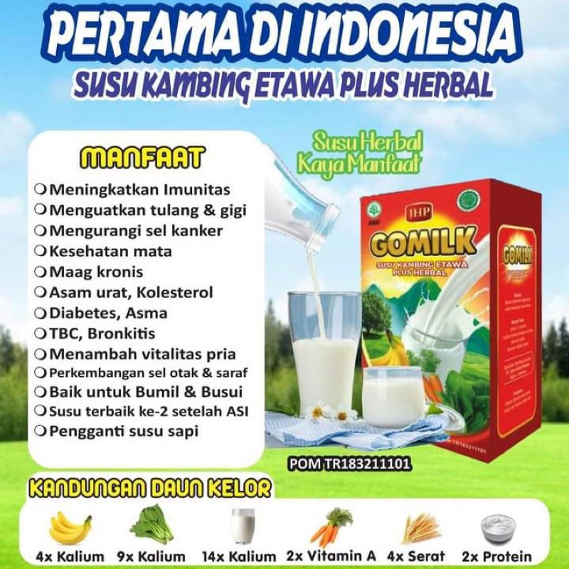 

SUSU KAMBING ETAWA GOMILK // SUSU KAMBING HERBAL