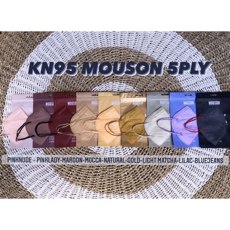 KN95 Mouson isi 10pcs | KN95 Warna