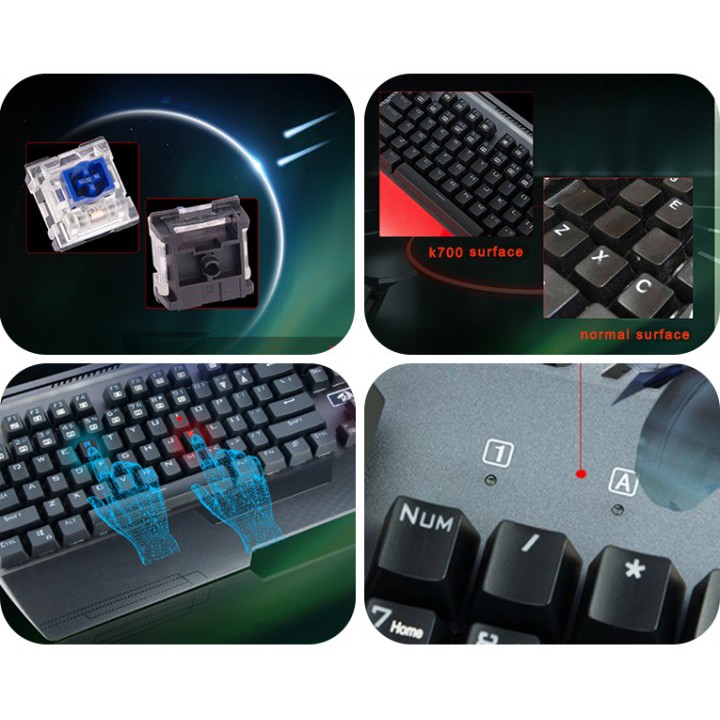 REDRAGON K700 Mechanical Gaming Keyboard Anti-Ghosting