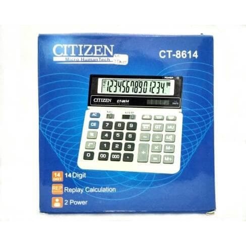 TERBARU Kalkulator Dagang Citizen 868 12 Digit / CT-8614 14 Digit / Memory / Replay