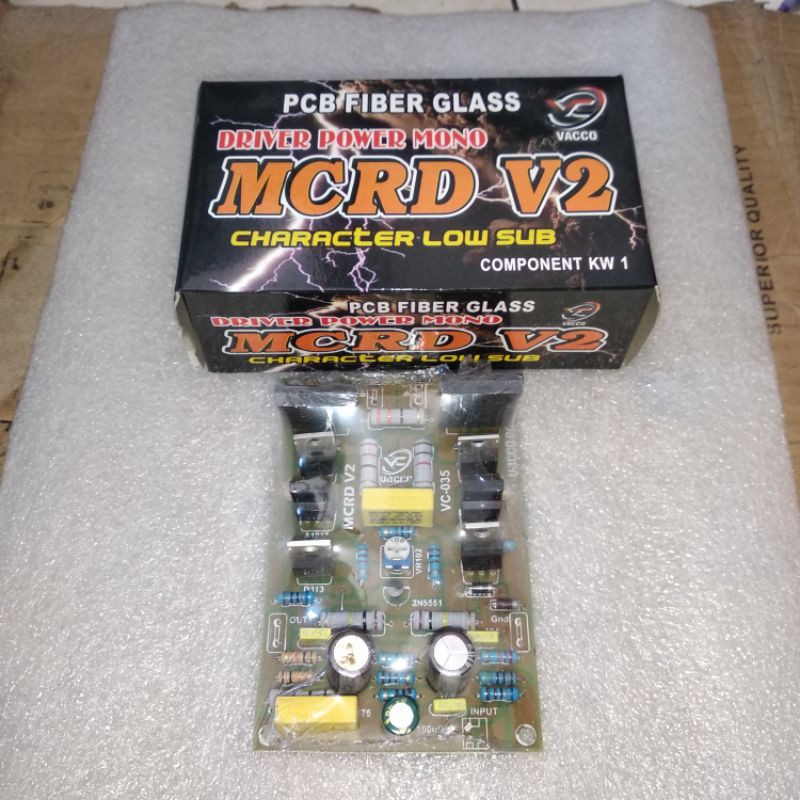 KIT DRIVER POWER MONO MCRD V2 FIBER GLASS